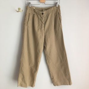SZ 38 Tan Dries Van Noten Gaucho Pants